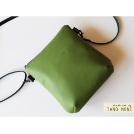 HAPPY BAG táska zöld mintás (új)